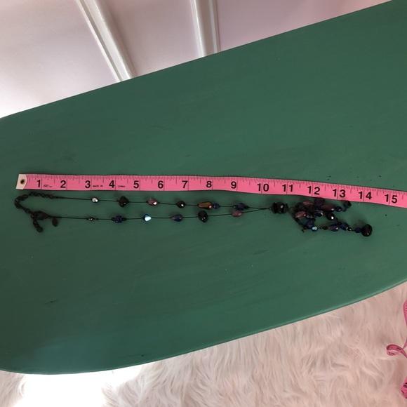 Chico’s Beaded Boho Gothic Necklace - Picture 3 of 5